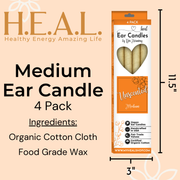 Load image into Gallery viewer, healthyenergyamazinglife Ear Candles Medium Harmony&#39;s Ear Candles
