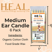 Load image into Gallery viewer, healthyenergyamazinglife Ear Candles Medium Harmony&#39;s Ear Candles
