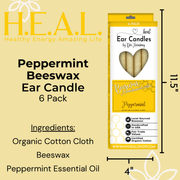 Load image into Gallery viewer, healthyenergyamazinglife Ear Candles Peppermint Beeswax Harmony&#39;s Ear Candles
