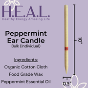 Load image into Gallery viewer, healthyenergyamazinglife Ear Candles Peppermint Harmony&#39;s Ear Candles
