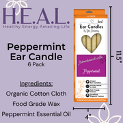 Load image into Gallery viewer, healthyenergyamazinglife Ear Candles Peppermint Harmony&#39;s Ear Candles
