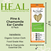 Load image into Gallery viewer, healthyenergyamazinglife Ear Candles Pine &amp; Chamomile Ear Candles
