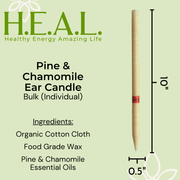 Load image into Gallery viewer, healthyenergyamazinglife Ear Candles Pine &amp; Chamomile Ear Candles
