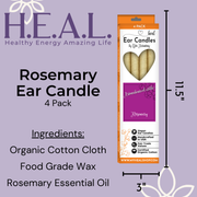 Load image into Gallery viewer, healthyenergyamazinglife Ear Candles Rosemary Harmony&#39;s Ear Candles
