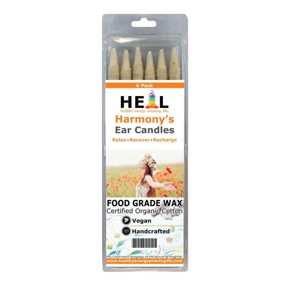 healthyenergyamazinglife Ear Candles 6-Pack Small Harmony's Ear Candles