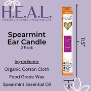 Load image into Gallery viewer, healthyenergyamazinglife Ear Candles Spearmint Harmony&#39;s Ear Candles
