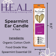 Load image into Gallery viewer, healthyenergyamazinglife Ear Candles Spearmint Harmony&#39;s Ear Candles
