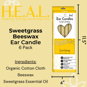 Load image into Gallery viewer, healthyenergyamazinglife Ear Candles Sweetgrass Beeswax Harmony&#39;s Ear Candles
