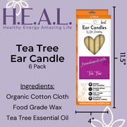 Load image into Gallery viewer, healthyenergyamazinglife Ear Candles Tea Tree Harmony&#39;s Ear Candles
