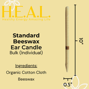 Load image into Gallery viewer, healthyenergyamazinglife Ear Candles Unscented Beeswax Harmony&#39;s Ear Candles
