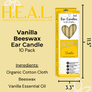 Load image into Gallery viewer, healthyenergyamazinglife Ear Candles Vanilla Beeswax Harmony&#39;s Ear Candles
