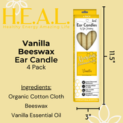 Load image into Gallery viewer, healthyenergyamazinglife Ear Candles Vanilla Beeswax Harmony&#39;s Ear Candles

