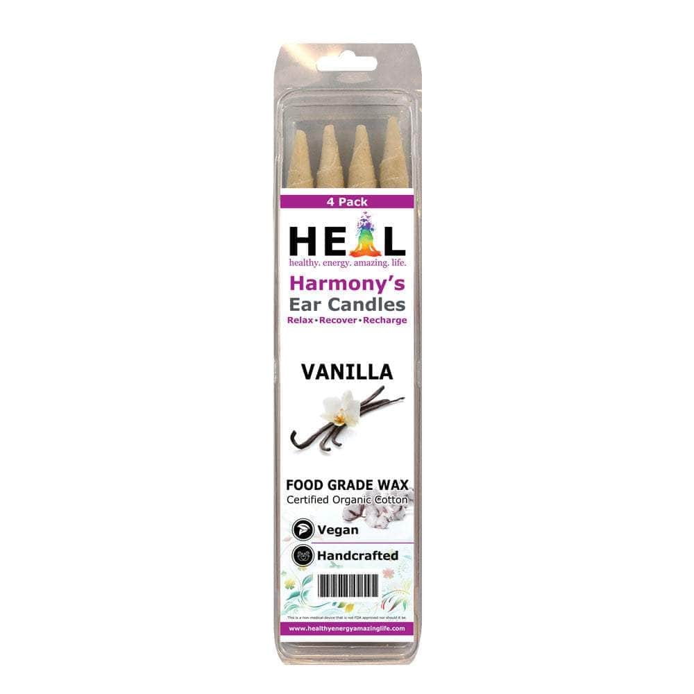 healthyenergyamazinglife Ear Candles 4-Pack Vanilla Harmony's Ear Candles