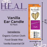 Load image into Gallery viewer, healthyenergyamazinglife Ear Candles Vanilla Harmony&#39;s Ear Candles
