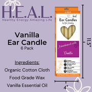 Load image into Gallery viewer, healthyenergyamazinglife Ear Candles Vanilla Harmony&#39;s Ear Candles
