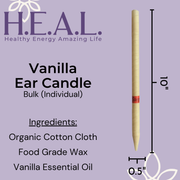 Load image into Gallery viewer, healthyenergyamazinglife Ear Candles Vanilla Harmony&#39;s Ear Candles
