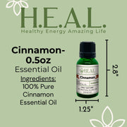 Load image into Gallery viewer, healthyenergyamazinglife H.E.A.L.&#39;s Essential Oils H.E.A.L.&#39;s  Essential Oils - Cinnamon
