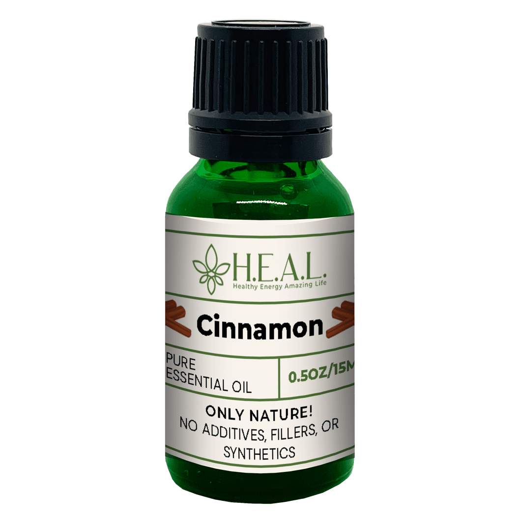 healthyenergyamazinglife H.E.A.L.'s Essential Oils 0.5oz H.E.A.L.'s  Essential Oils - Cinnamon