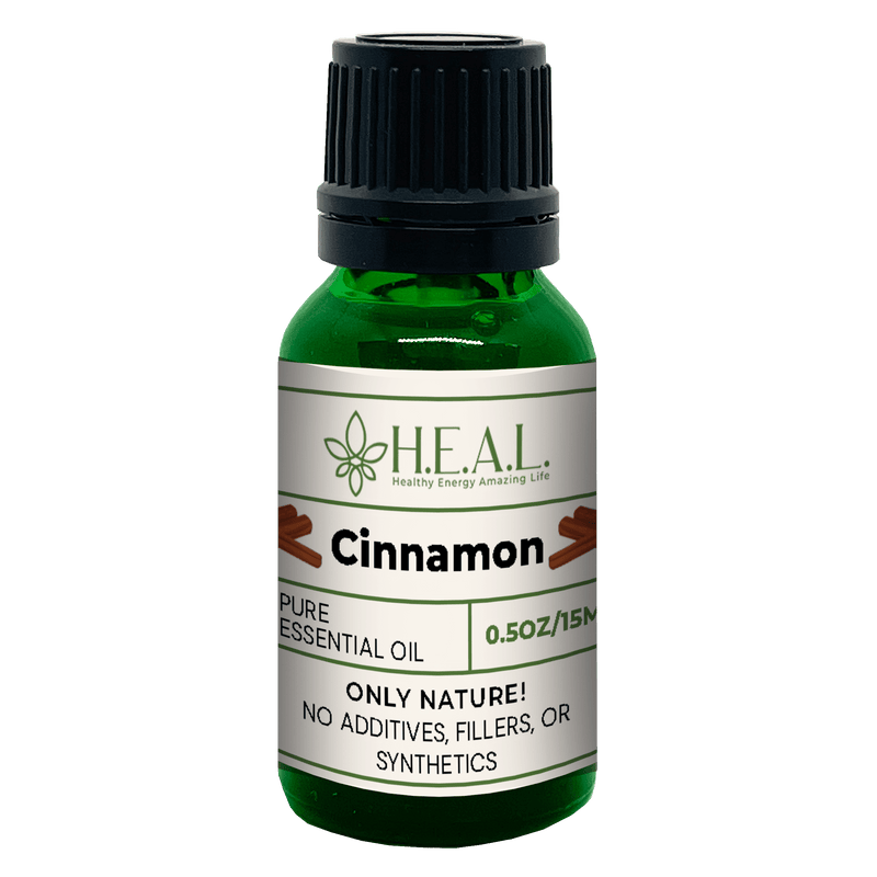 healthyenergyamazinglife H.E.A.L.'s Essential Oils 0.5oz H.E.A.L.'s  Essential Oils - Cinnamon