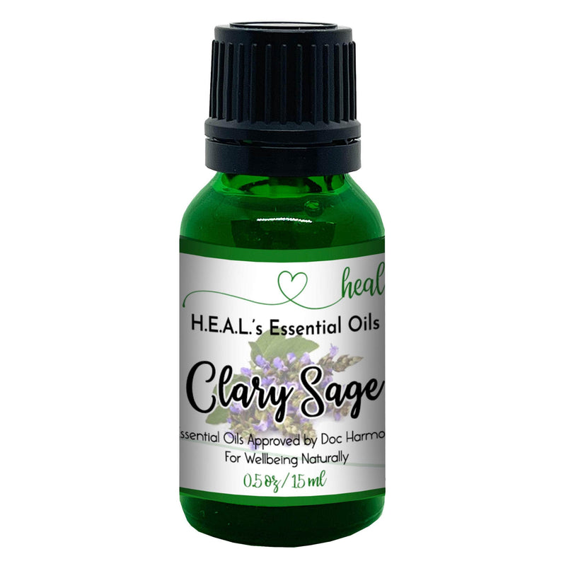healthyenergyamazinglife H.E.A.L.'s Essential Oils 0.5oz H.E.A.L.'s Essential Oils - Clary Sage