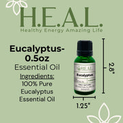 Load image into Gallery viewer, healthyenergyamazinglife H.E.A.L.&#39;s Essential Oils H.E.A.L.&#39;s Essential Oils - Eucalyptus
