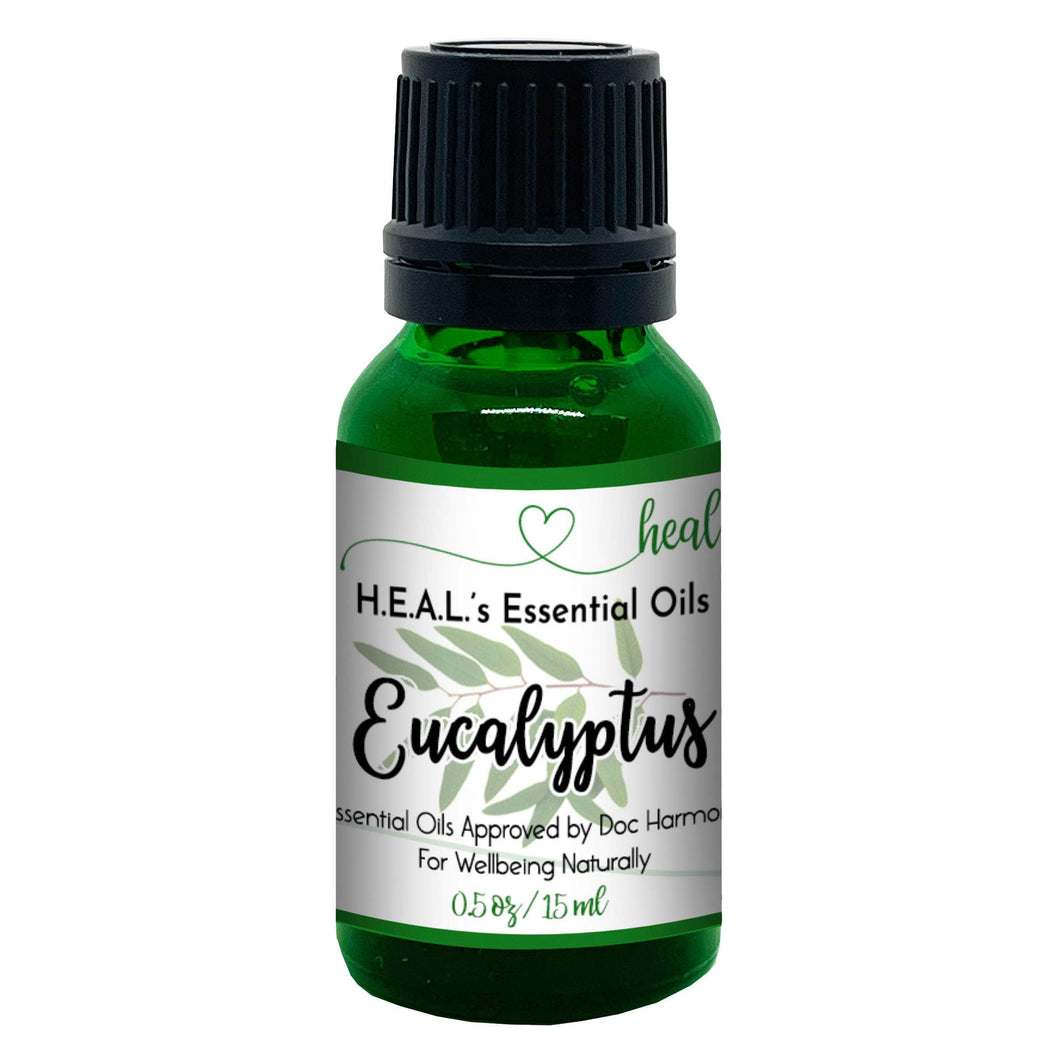 healthyenergyamazinglife H.E.A.L.'s Essential Oils 0.5oz H.E.A.L.'s Essential Oils - Eucalyptus