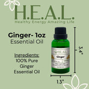 Load image into Gallery viewer, healthyenergyamazinglife H.E.A.L.&#39;s Essential Oils H.E.A.L.&#39;s Essential Oils - Ginger
