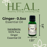 Load image into Gallery viewer, healthyenergyamazinglife H.E.A.L.&#39;s Essential Oils H.E.A.L.&#39;s Essential Oils - Ginger
