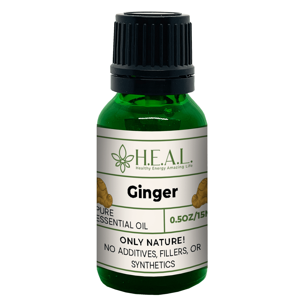 healthyenergyamazinglife H.E.A.L.'s Essential Oils 0.5oz H.E.A.L.'s Essential Oils - Ginger