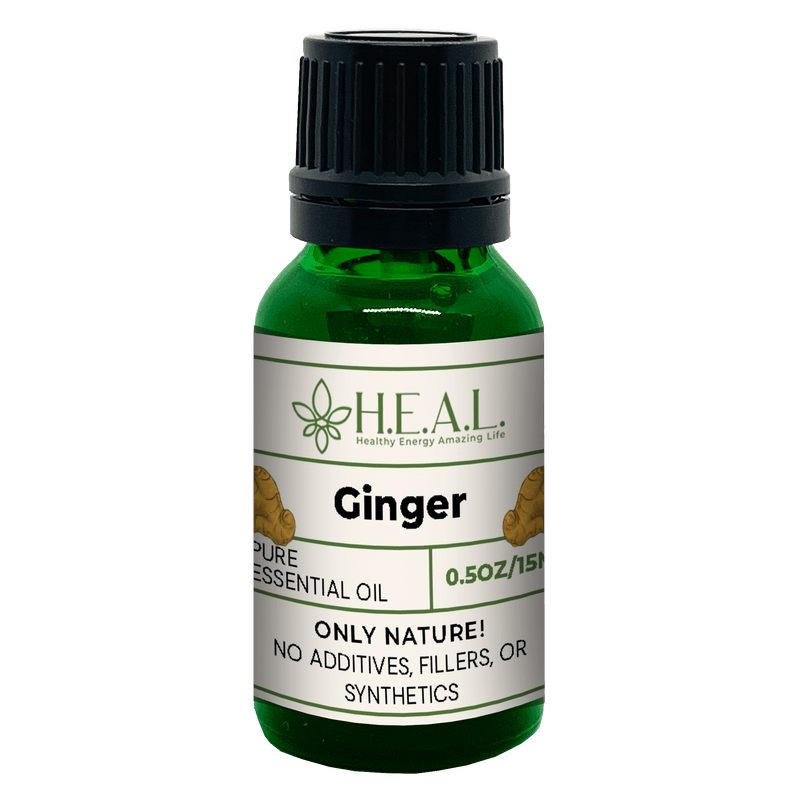 healthyenergyamazinglife H.E.A.L.'s Essential Oils 0.5oz H.E.A.L.'s Essential Oils - Ginger