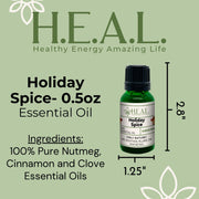 Load image into Gallery viewer, healthyenergyamazinglife H.E.A.L.&#39;s Essential Oils H.E.A.L.&#39;s Essential Oils - Holiday Spice

