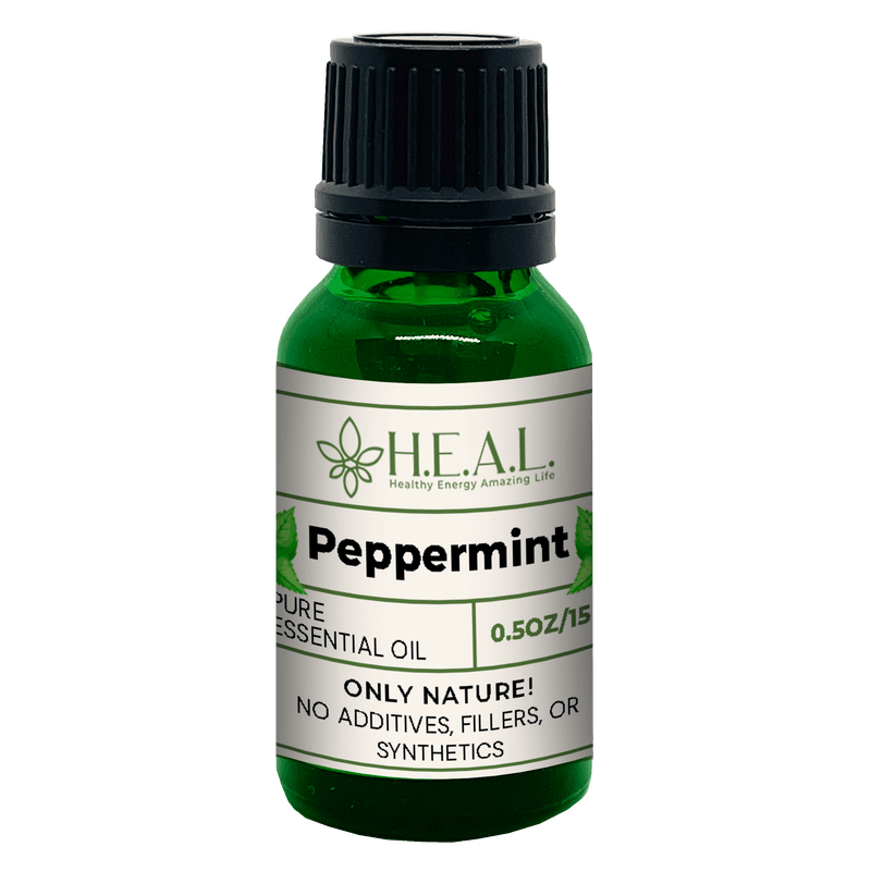 healthyenergyamazinglife H.E.A.L.'s Essential Oils 0.5oz H.E.A.L.'s Essential Oils - Peppermint