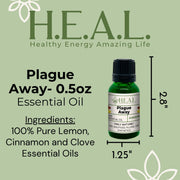 Load image into Gallery viewer, healthyenergyamazinglife H.E.A.L.&#39;s Essential Oils H.E.A.L.&#39;s Essential Oils - Plague Away
