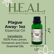 Load image into Gallery viewer, healthyenergyamazinglife H.E.A.L.&#39;s Essential Oils H.E.A.L.&#39;s Essential Oils - Plague Away
