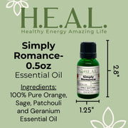 Load image into Gallery viewer, healthyenergyamazinglife H.E.A.L.&#39;s Essential Oils H.E.A.L.&#39;s Essential Oils - Simply Romance
