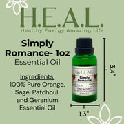 Load image into Gallery viewer, healthyenergyamazinglife H.E.A.L.&#39;s Essential Oils H.E.A.L.&#39;s Essential Oils - Simply Romance
