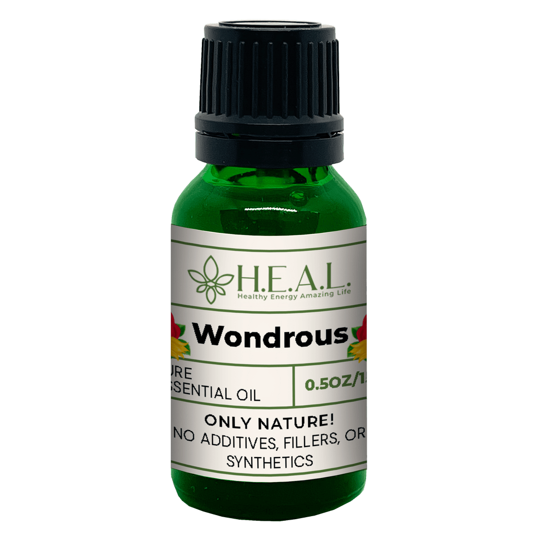 healthyenergyamazinglife H.E.A.L.'s Essential Oils 0.5oz H.E.A.L.'s Essential Oils - Wonderous