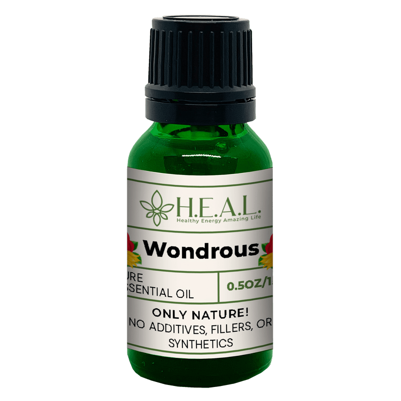 healthyenergyamazinglife H.E.A.L.'s Essential Oils 0.5oz H.E.A.L.'s Essential Oils - Wonderous