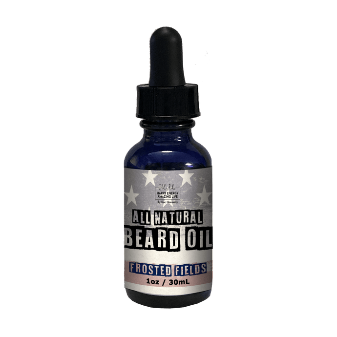 healthyenergyamazinglife Natural Health Products Beard Oil: Frosted Fields - 1oz