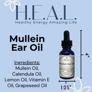 Load image into Gallery viewer, healthyenergyamazinglife Natural Health Products H.E.A.L.&#39;s Mullein Oil - 1oz
