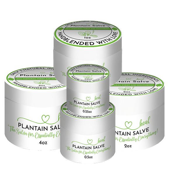 healthyenergyamazinglife Natural Health Products H.E.A.L.'s Plantain Salves