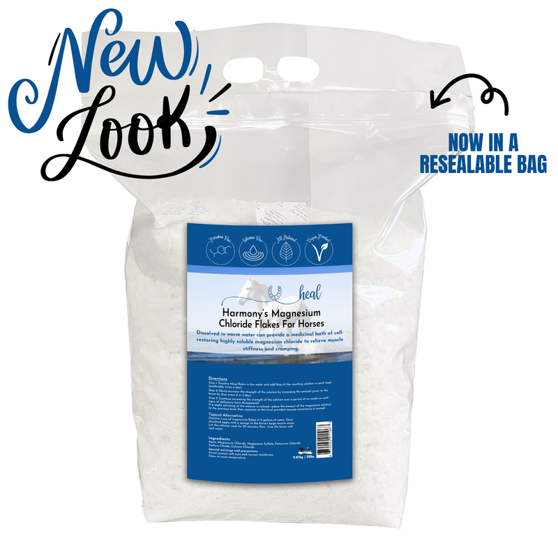 healthyenergyamazinglife Natural Health Products 20lbs Magnesium Chloride Flakes - For Horses