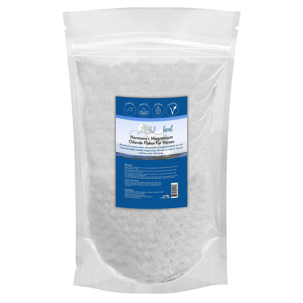 healthyenergyamazinglife Natural Health Products 10lbs Magnesium Chloride Flakes - For Horses
