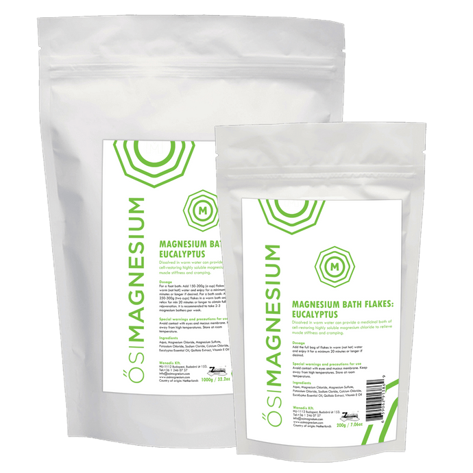 healthyenergyamazinglife ŐsiMagnesium ŐSIMAGNESIUM Bath Flakes with Eucalyptus Essential Oil