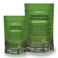 healthyenergyamazinglife Magnesium MAGNESIUM Bath Flakes with Eucalyptus Essential Oil