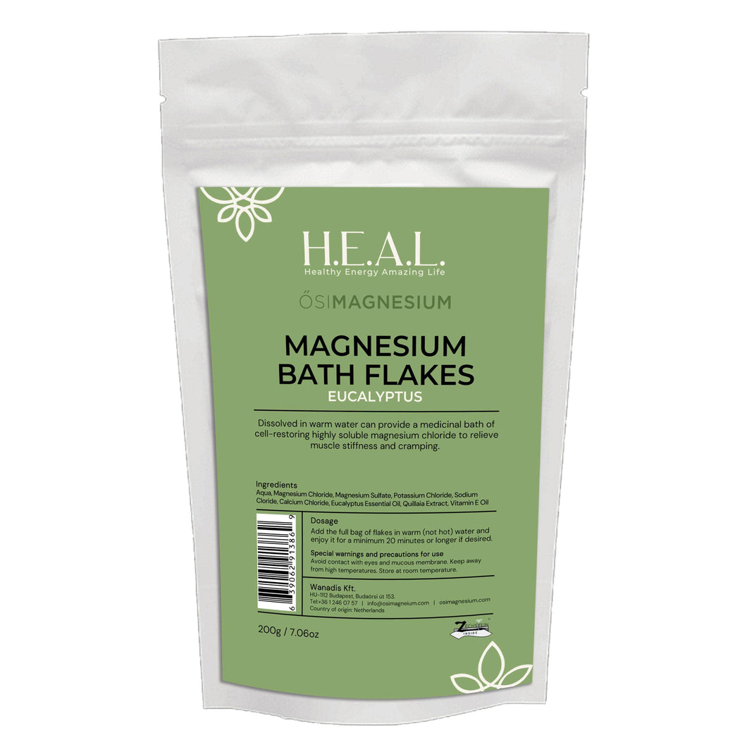 healthyenergyamazinglife ŐsiMagnesium 7oz ŐSIMAGNESIUM Bath Flakes with Eucalyptus Essential Oil