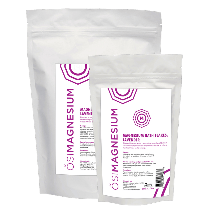 healthyenergyamazinglife ŐsiMagnesium ŐSIMAGNESIUM Bath Flakes with Lavender Essential Oil