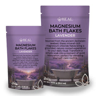 healthyenergyamazinglife Magnesium MAGNESIUM Bath Flakes with Lavender Essential Oil