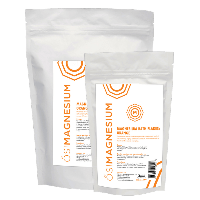 healthyenergyamazinglife ŐsiMagnesium ŐSIMAGNESIUM Bath Flakes with Orange Essential Oil