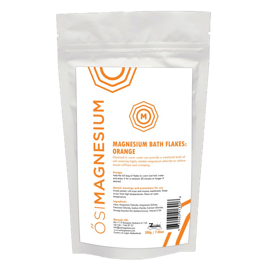 healthyenergyamazinglife ŐsiMagnesium ŐSIMAGNESIUM Bath Flakes with Orange Essential Oil